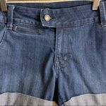 Old Navy "The Diva" Blue Denim Jean Shorts -Cuffed Size 8 Photo 4
