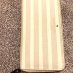 Kate Spade Tan And White Striped Wallet  Photo 0