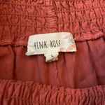 Pink Rose Wide Leg Flowy Pants Photo 1