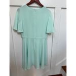 Shoshanna NWT Lovisa Mint Flutter Sleeve A-Line Dress, 8 Photo 9
