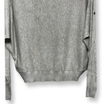 ALLSAINTS Womens Pullover Sweater Gray Heathered Studded Boat Neck Cotton S New Photo 6