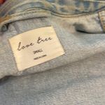 Love Tree  distressed denim jacket Photo 4