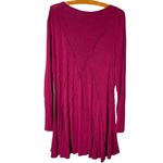 Soft Surroundings  Women’s Magenta Seamed Tunic Top Size Large Photo 6
