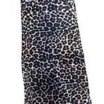 Topshop Moto Jamie Flare Satin Brown Leopard Print High Waisted Jeans W32 L30 Photo 2