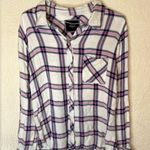 Rails  Hunter Plaid Flannel Button down Shirt Women size medium Long sleeve cabin Photo 0