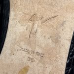 Giuseppe Zanotti  Rhinestone Embellished Croc Leather Pointed Toe Ballet Flats 38 Photo 11