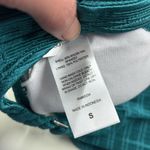 NWOT Salt + Cove TEAL Shiny Seersucker Front‎ Tie Bikini Swim Top Small Blue Size undefined Photo 5