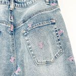 Tinseltown  Womens Distressed High Rise Butterfly Embroidered Mom Jeans Size 5 Photo 8