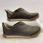 Teva Haley Leather Slip On Shoes Brown Size 8 Comfort Casual Flats Loafer Wool Photo 1