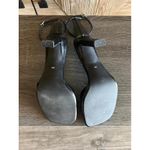 Amanda Smith  Open Toe Black High Heel Sandal Ankle Strap Size 6M Party Photo 3