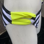 New Woman’s Yellow and Black Bikini with Striking Contrast Size Small Photo 5