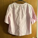 J.Crew  Pink Lavender Bell Sleeves Short Sleeve Blouse Size 6P NWT #0764 Photo 4