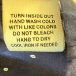 NIB MINE navy and white swiss dot embroidered tank top 100% cotton ruffle neck S Photo 7