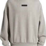 Essentials NWT Hoodie Sweatshirt Dark Heather Oat Fear If God Size XS Gray Photo 0