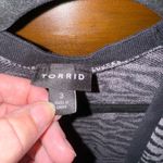 Torrid Black and Gray Zebra Print Cardigan Sweater Photo 2