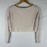 Urban Outfitters  Reagan Ruffle Cropped Long Sleeve Cardigan Photo 3