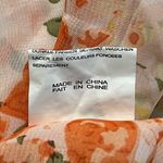 Womens large cover up sheet kimono summertime lightweight spring floral pattern Orange Photo 4