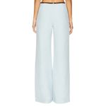 Amanda Uprichard  x REVOLVE Windsor Pants in Baby Blue & Chocolate Brown X-Small Photo 1