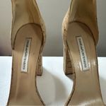 Diane Von Furstenberg  Ulrica Heel in Natural Cork Women’s size 7.5 ankle strap Photo 4