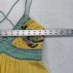 Boston Proper Embroidered Dress Beaded Cotton Sundress Yellow Summer Size 2 Photo 1