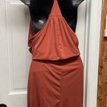 Venus Brick Front Tie Dress Photo 4