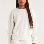 Zella Cream Oversized Sweatshirt - Women's Size Small Photo 0