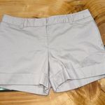 EXPRESS Cream Bermuda Shorts Flat Front Design Photo 0