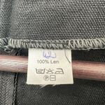 Cottagecore Renaissance Corset Midi Dress Puff Sleeve Linen Prairie Style Sz L Tan Photo 3