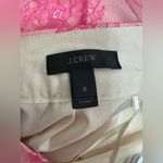 J.Crew  hot pink French lace overlay A-Line skirt size 6 Photo 4