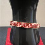 House of Harlow 1960 | Greek Motif Bangle Bracelet Red Photo 0