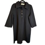 Jane‎ Atelier Britain Blue Collared Dress Button Detail Made in Romania US 14 Photo 3