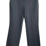 Talbots Pants Women 8 Smokey Gray Straight Leg Pockets Comfort Career Office Photo 0