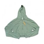 SKIMS  brushed waffle zip hoodie Mineral Green Size XS. Photo 0
