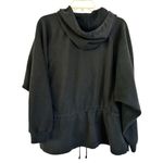 THE BODY CO WOMEN'S 1/2 ZIP LONG SLEEVE HOODED SWEATSHIRT Dark Gray MEDIUM M Photo 1