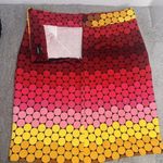 Premise  Short Skirt Size 8 Women's Geometric Circles 70s style Photo 9