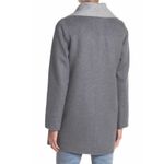 Diane Von Furstenberg NWT Diane von Furstenburg Shannon wool two tone gray coat Photo 9
