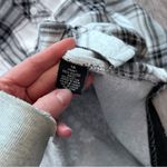 Tolani  collection oversized flannel shirt w/ boho print back Photo 4