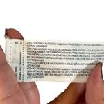 Mango Beige Metallic Long Sleeve Cotton Blend Crew Neck Knit Sweater Women Sz S Photo 6