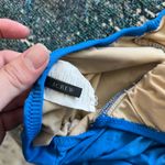 J.Crew  Ruched One-Piece Swimsuit Women’s 12 Blue V-Neck Tactel Nylon Summer Photo 11