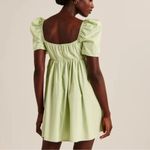 Abercrombie & Fitch  Lime Keyhole Babydoll Mini Dress Photo 1