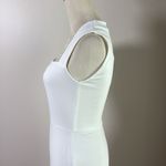 NWT Lulus Enticing Endeavors Square Neck Wide Leg Jumpsuit White Size M Size M Photo 6