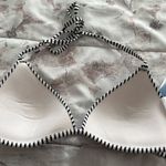 H&M NWT striped black and white push-up triangle light lift bikini top, size 12 Photo 6