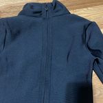 None Black Sheath Long Sleeve Mock Neck Dress Photo 2