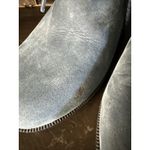 Cole Haan  X Air Women's Ankle Boots Booties Wedge Size 9 B Cornflower Blue Suede Photo 3