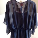 Tory Burch Margarete See-Though Blouse NWT Photo 5