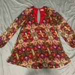 Show Me Your Mumu  Dark Red Floral Dress EUC Size M Photo 0