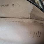 J.Jill Leather Wool Buffalo Plaid Loafers Slip On Round Toe Red Black Size 8.5 Photo 8