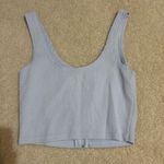 Me to We Light Blue Zippered Women's Top Photo 1