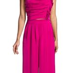 Ramy Brook Estelle Ruched Satin Crop Top Sz 10 NEW Photo 5