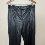Avec Les Filles  Faux-ever leather straight leg pants NEW LARGE Photo 2